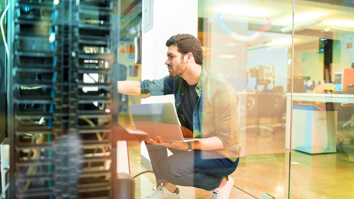 An enterprise network architecture illustrating data flow. Credit: Shutterstock