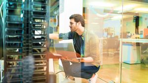 An enterprise network architecture illustrating data flow. Credit: Shutterstock
