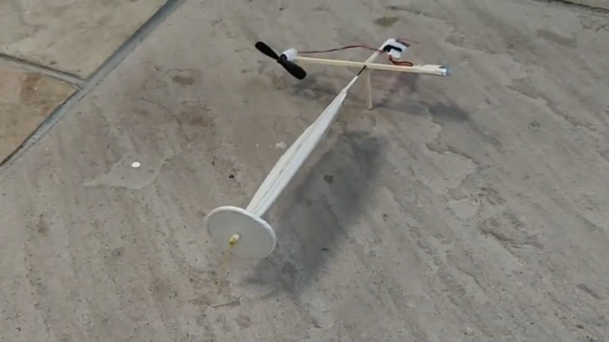 An experimental drone demonstrates flight using the Magnus effect. Credit: hackaday.com