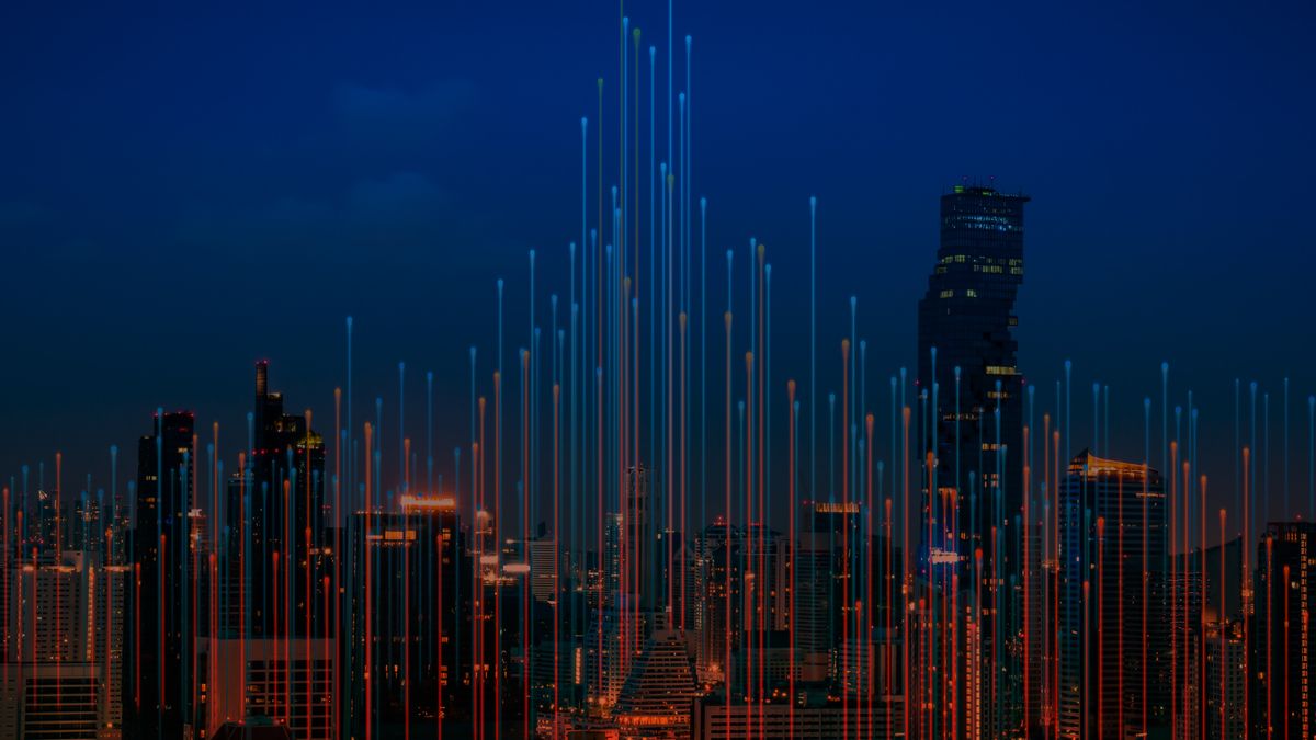 Digital data streams highlight the complex interplay of edge and cloud computing for AI. Credit: Shutterstock