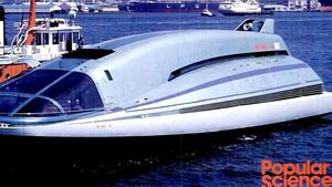 The Yamato-1, a pioneering ship utilizing magnetohydrodynamic propulsion technology. Credit: hackaday.com