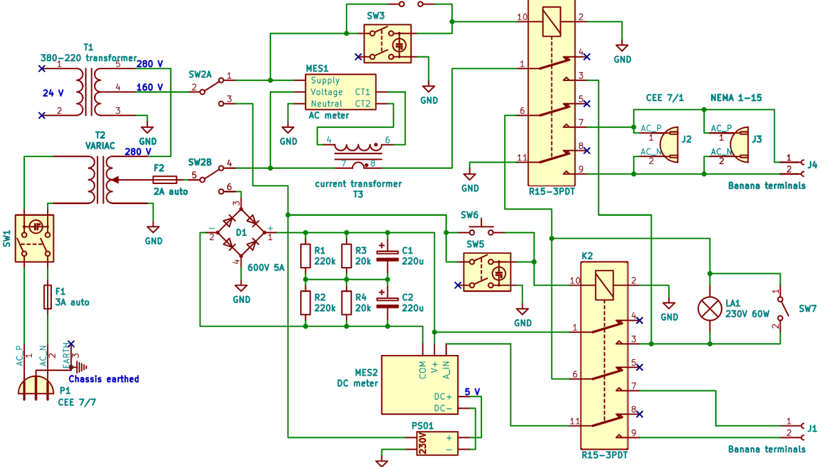 An innovative isolated AC/DC power supply and testing station. Credit: hackaday.com