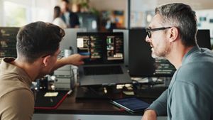 A digital representation of code, illustrating the vulnerability of popular developer tools. Credit: Shutterstock