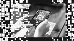 A smartphone scanning a QR code, illustrating the common interaction. Credit: fastcompany.com