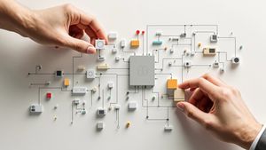 Enterprise workflow architecture visualization. Credit: Shutterstock