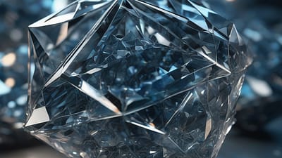 QuTech Develops Diamond Quantum Emitter Interface. Image generated with AI (Stable Diffusion XL)