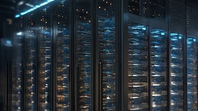 Google reengineers data center hardware for AI agents. Visualization by Stable Diffusion