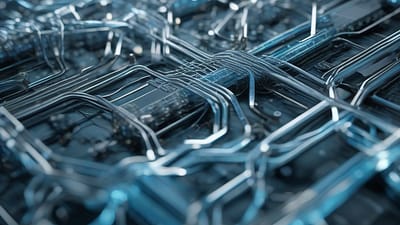 Cerebras CS-4 architecture removes network switches for AI. Visualization by Stable Diffusion