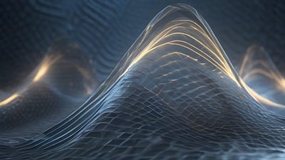 Radio spectrum management uses AI for airwave optimization. Visualization by Stable Diffusion