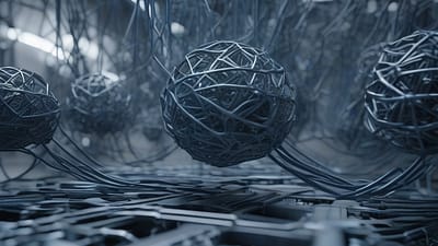 AI Automation in Network Operations. Visualization by Stable Diffusion