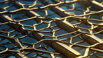 Control Superconducting Vortices via Atomic Scale Surface Rails. Visualization by Stable Diffusion