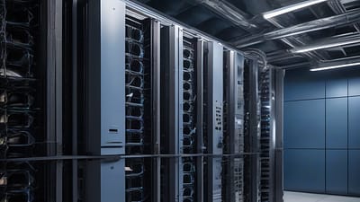 Reduce AI Data Center Deployment Time. Visualization by Stable Diffusion