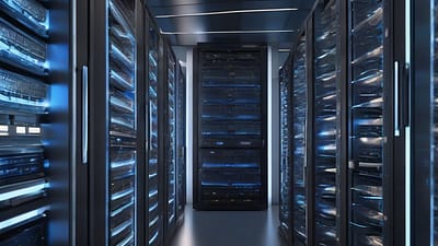 AI infrastructure trends and technology shifts. Visualization by Stable Diffusion