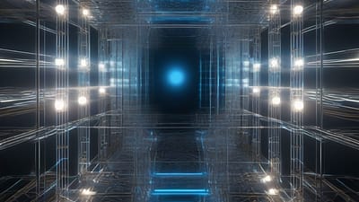 IQM Achieves Full Chip Entanglement on 54 Qubit Processor. Visualization by Stable Diffusion