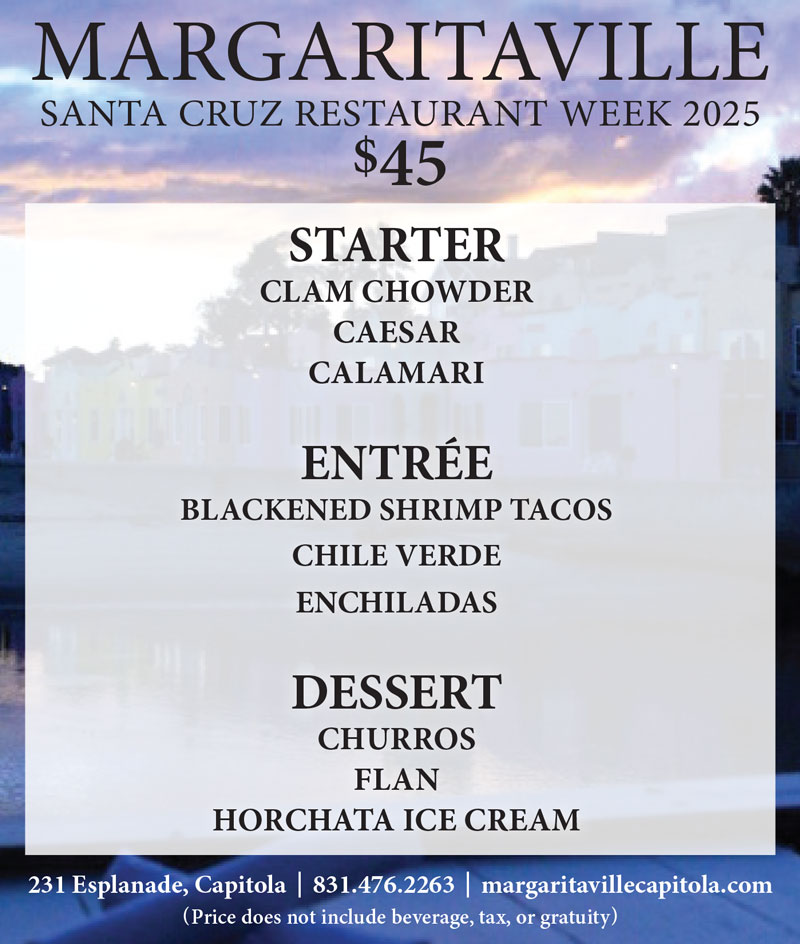 Margaritaville Restaurant Week Menu