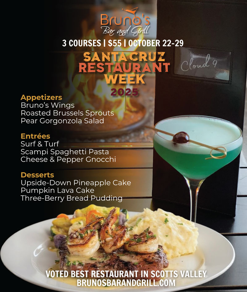 Bruno's Bar & Grill Restaurant Week Menu
