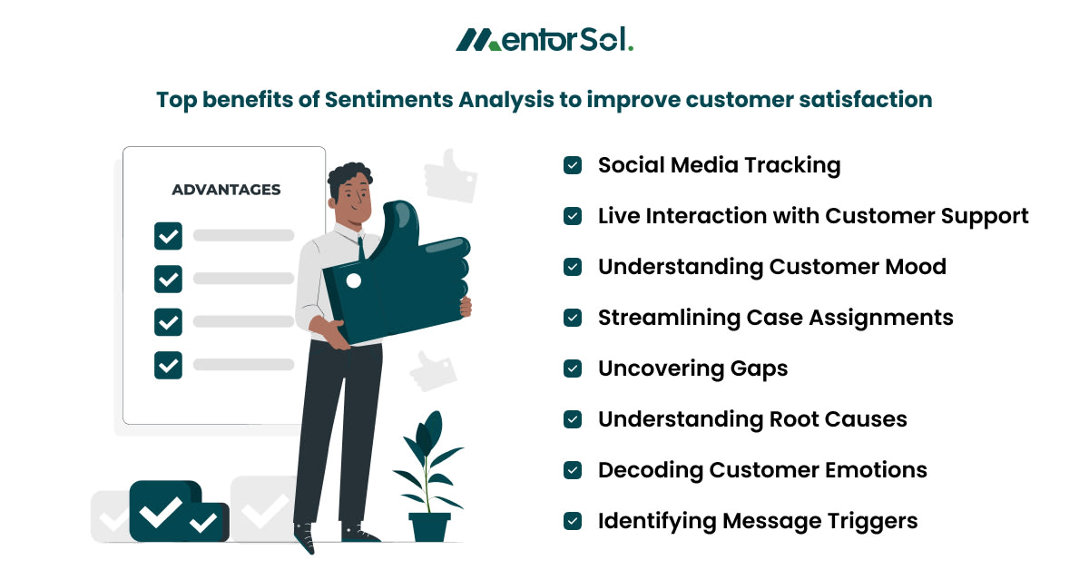 Top benefits of Sentiments Analysis to improve customer satisfaction