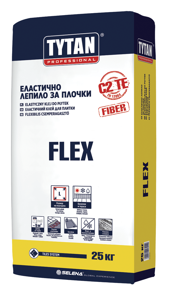 TYTAN PROFESSIONAL FLEX Еластично лепило за плочки