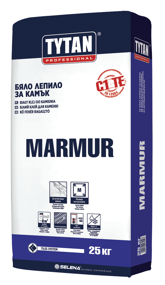 TYTAN PROFESSIONAL MARMUR Бяло лепило за камък