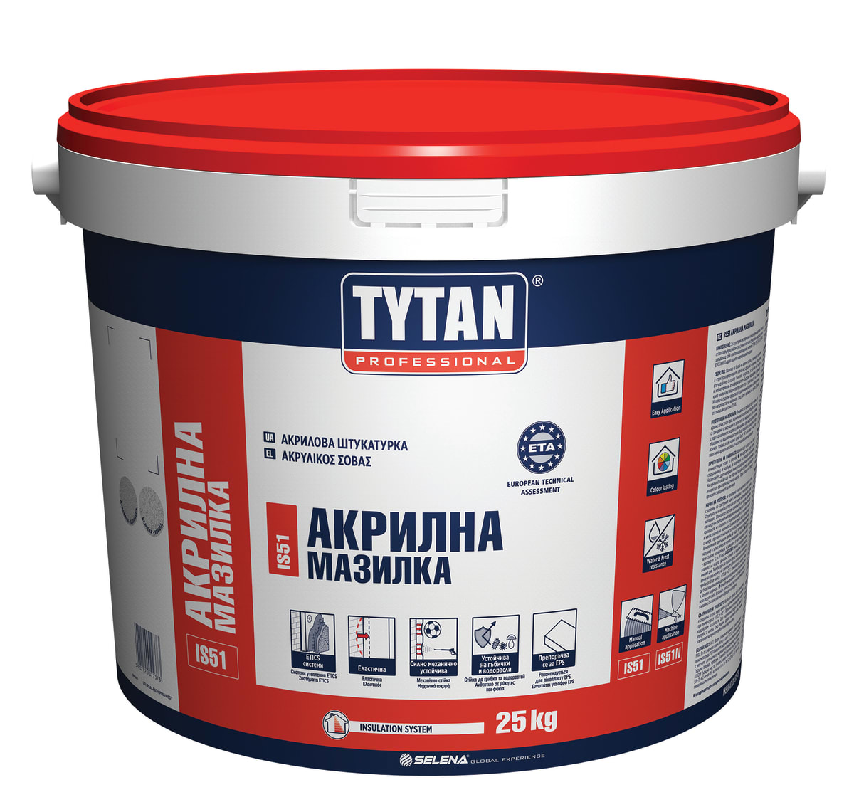 TYTAN PROFESSIONAL IS51 Фасадна акрилна мазилка