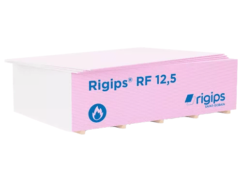 RF - Гипскартонени плоскости за пожарозащита (тип DF) 12.5