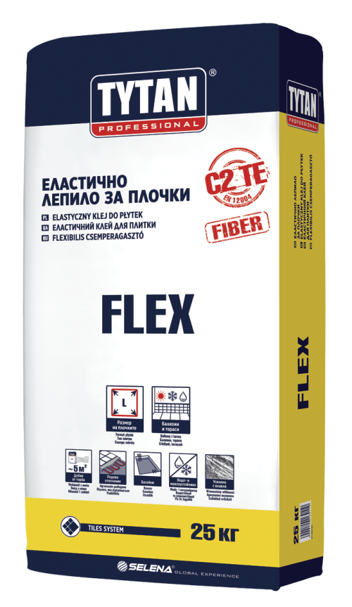 TYTAN PROFESSIONAL FLEX Еластично лепило за плочки