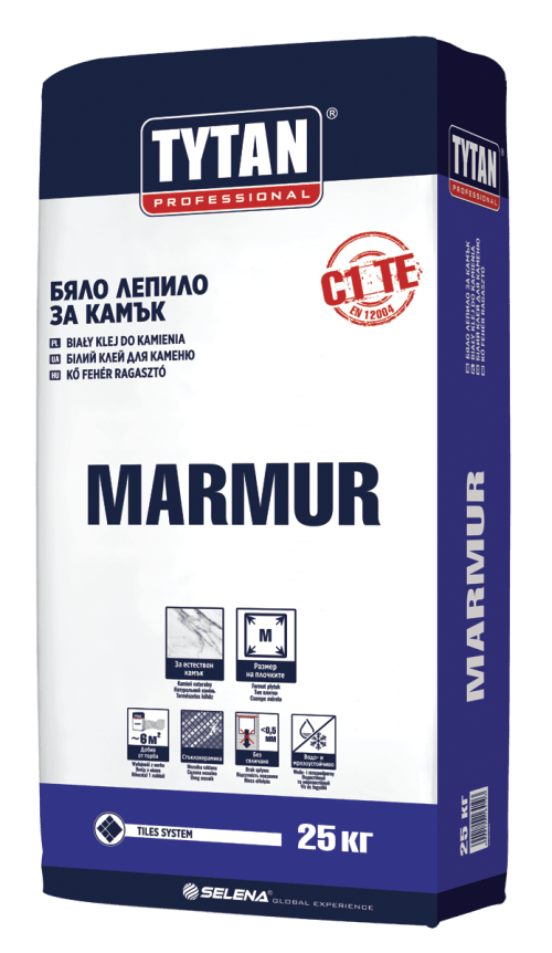 TYTAN PROFESSIONAL MARMUR Бяло лепило за камък