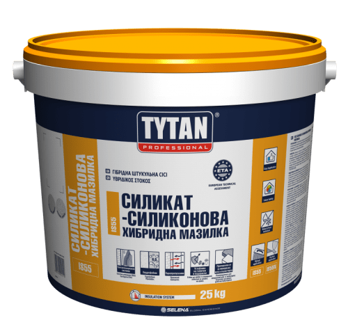 TYTAN PROFESSIONAL IS55 Фасадна хибридна силикат-силиконова мазилка
