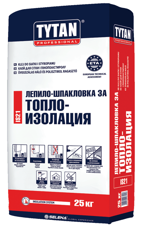TYTAN PROFESSIONAL Лепило-шпакловка за топлоизолация