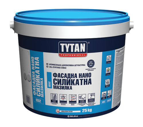 TYTAN PROFESSIONAL IS52 Фасадна нано силикатна мазилка