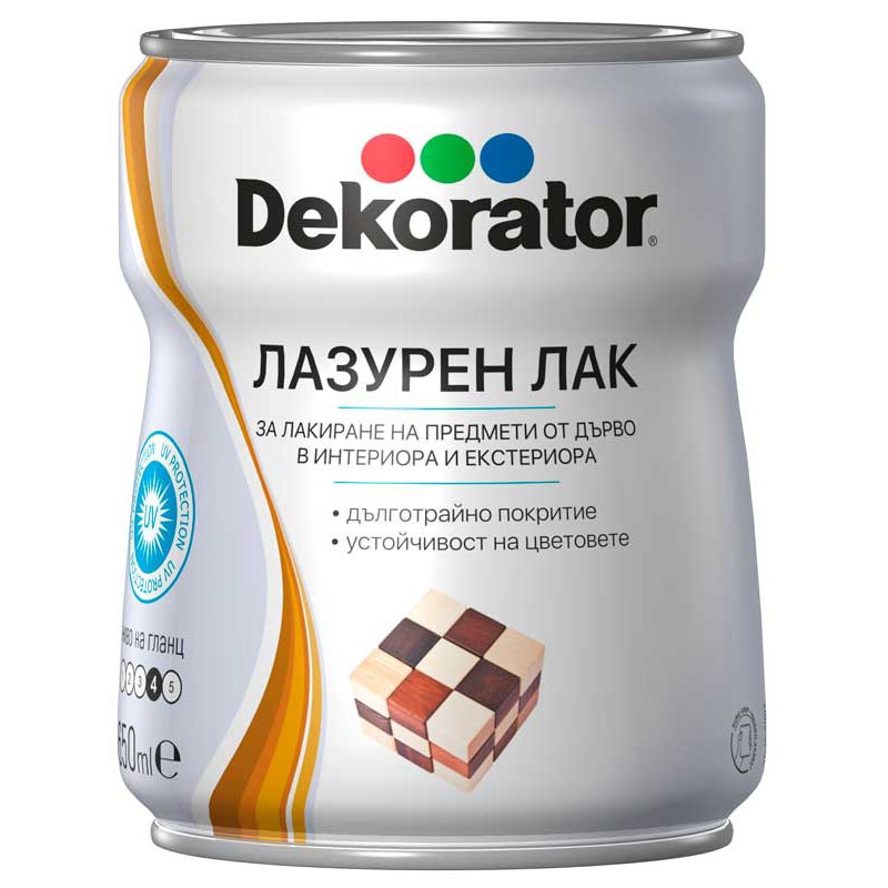 Декоратор Лазуран лак Сатен  650 мл  - всички цветове