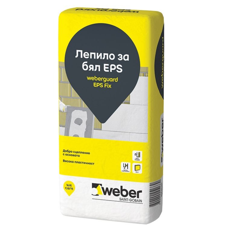 Weberguard 500P EPS Fix – Лепило за бял EPS, 25 кг