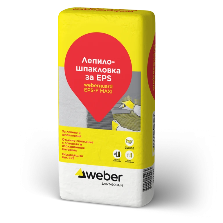 weberguard 503P EPS MAXI – Лепило/шпакловка за EPS, 25 кг