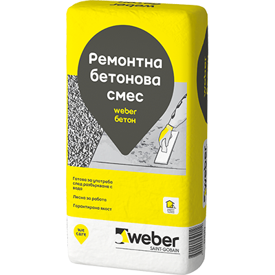 Weber.beton B100 – Ремонтна/бетонова смес, 25 кг