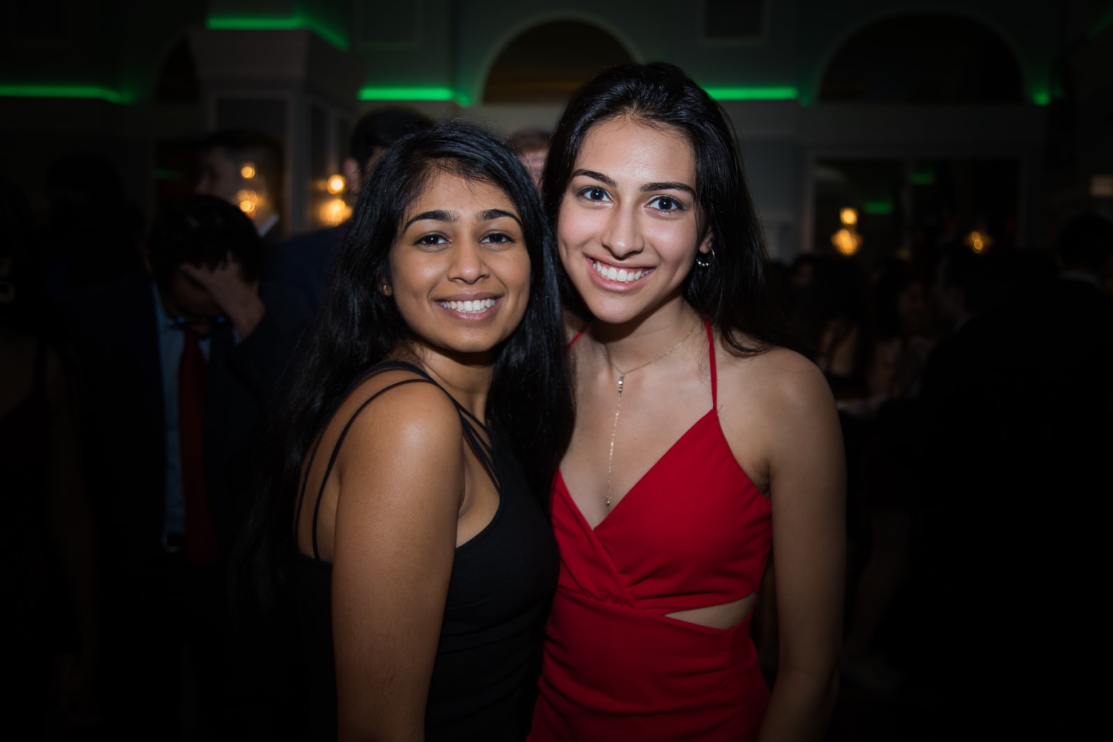 Business professionals in conversation