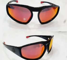 Moncler Pentagra Red Mirrored Wrap