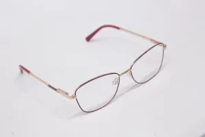 Christie's lunette Métale Doré bordeaux 3