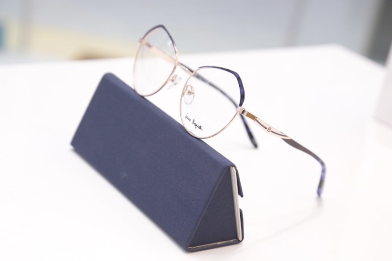 Laura Biagiotti métal bleu doré 3