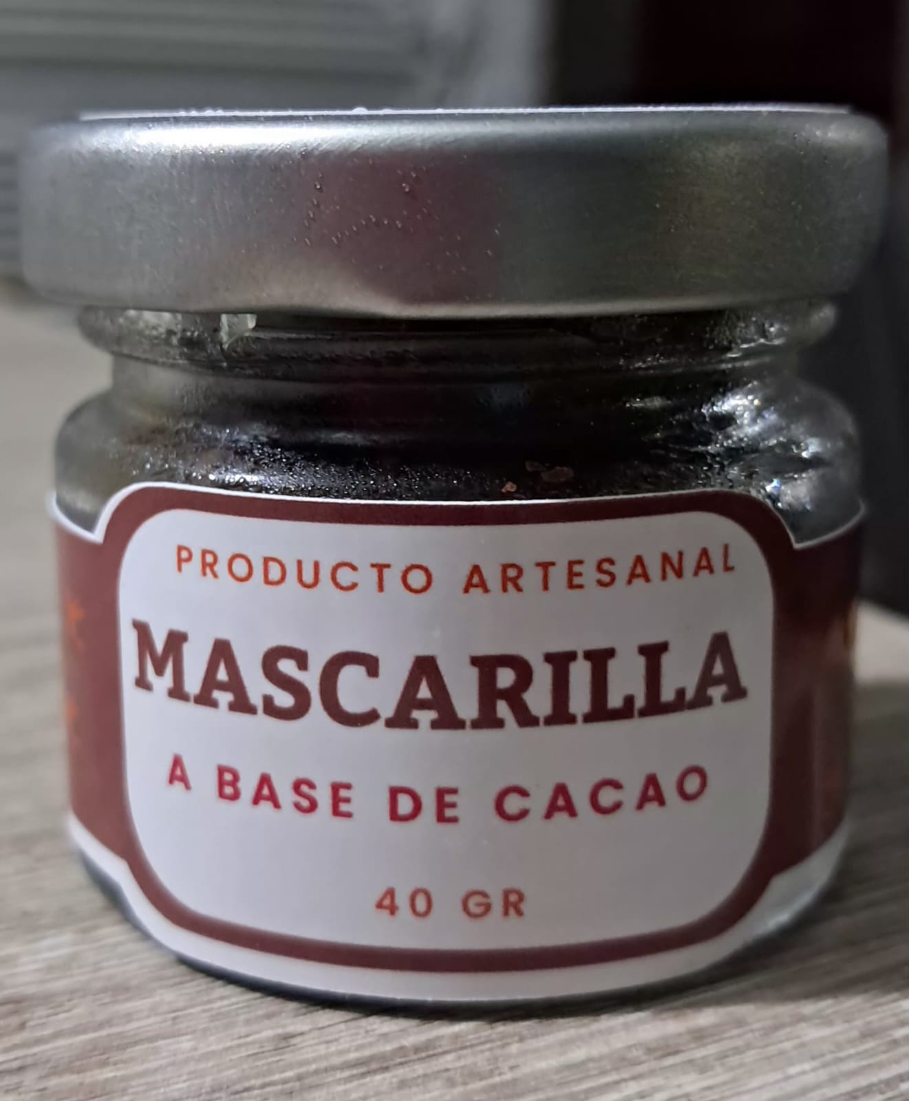 Mascarilla de cacao