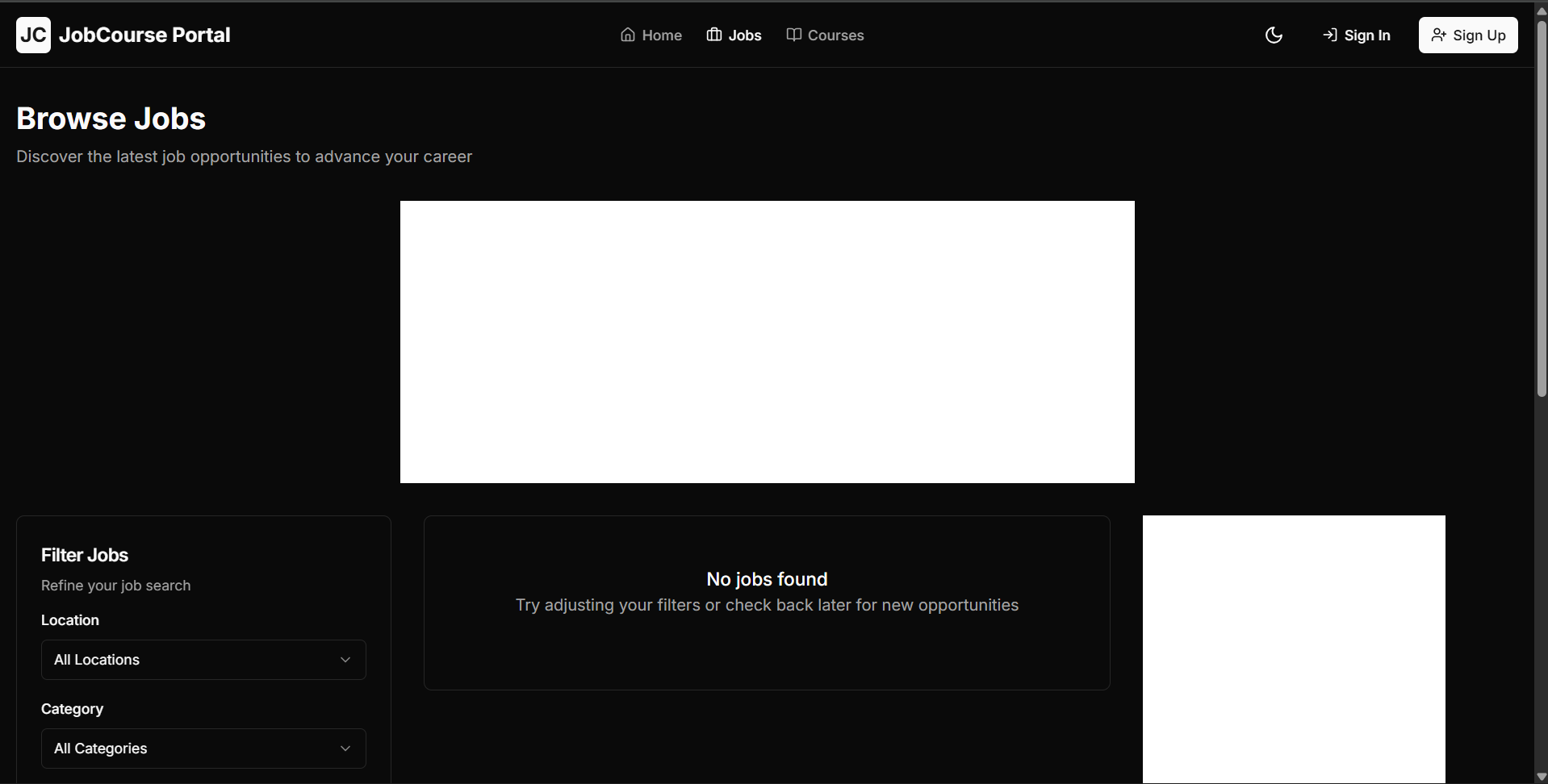 Job Course Portal screenshot 3