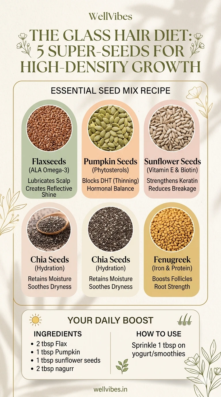 Glass Hair Diet Seed Mix Recipe Card
