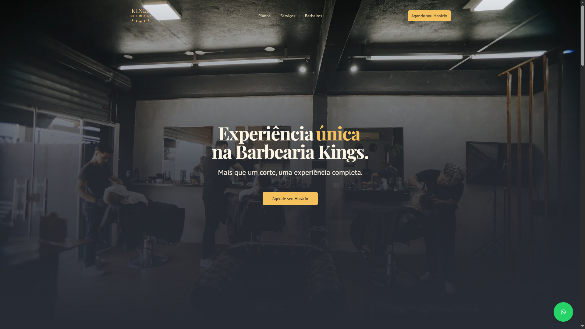 Site Profissional para Barbearias