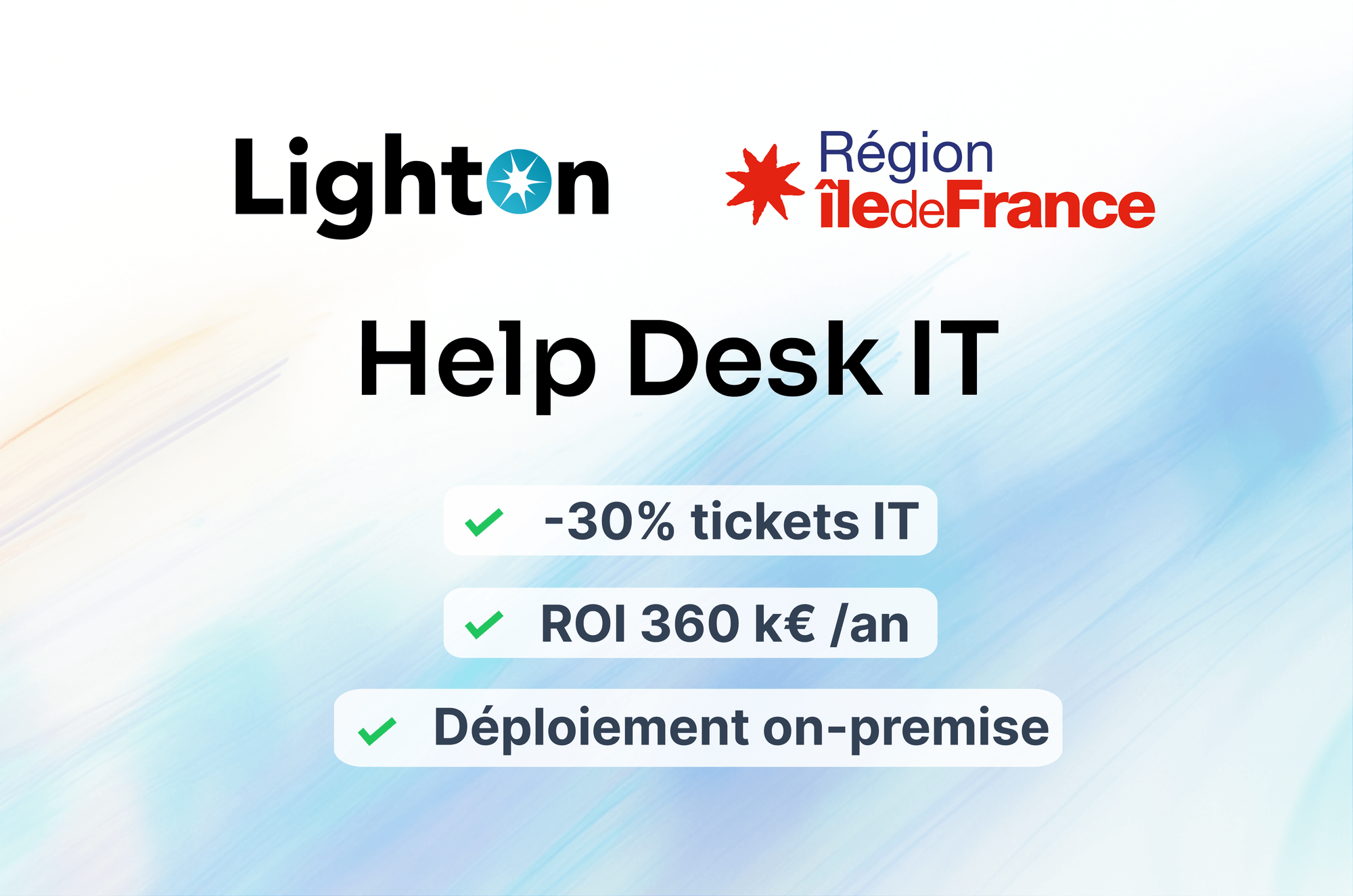 Région Île-de-France – Sovereign AI in production