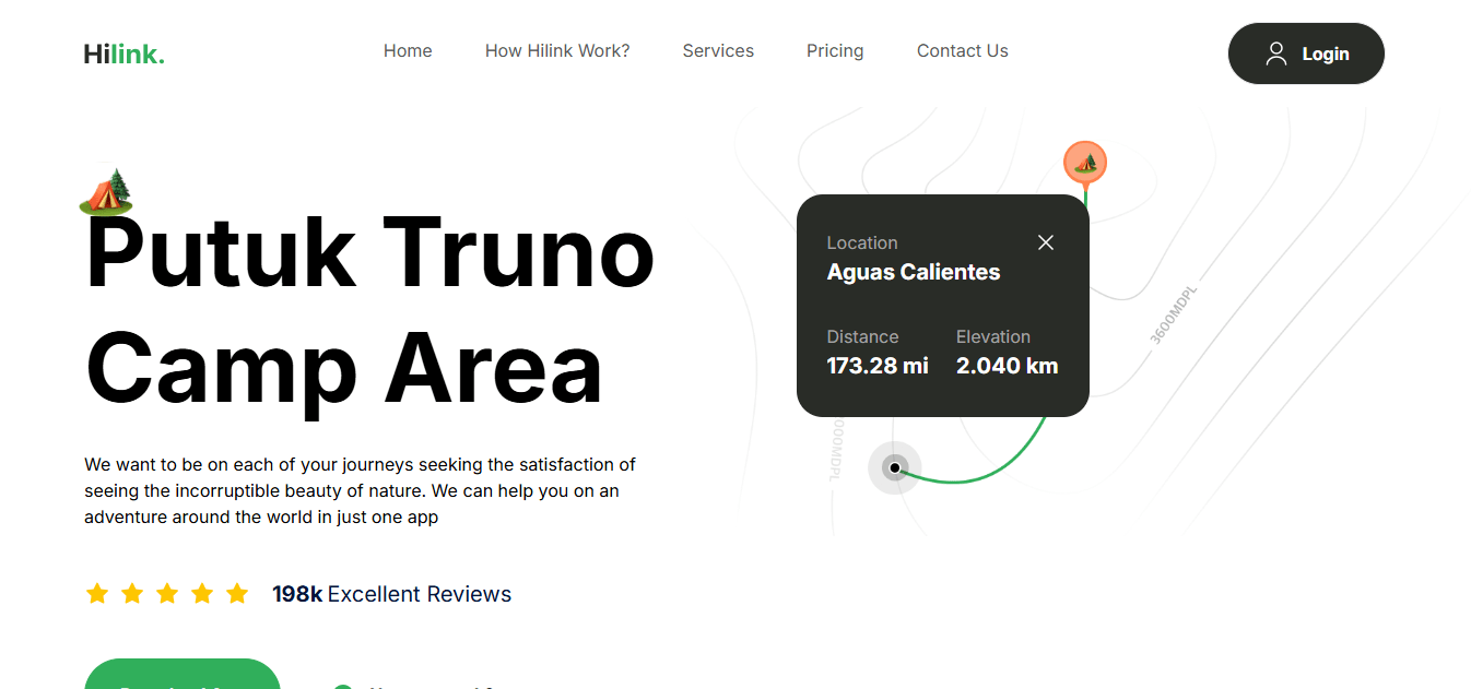 Tailwind-travel-app-design preview