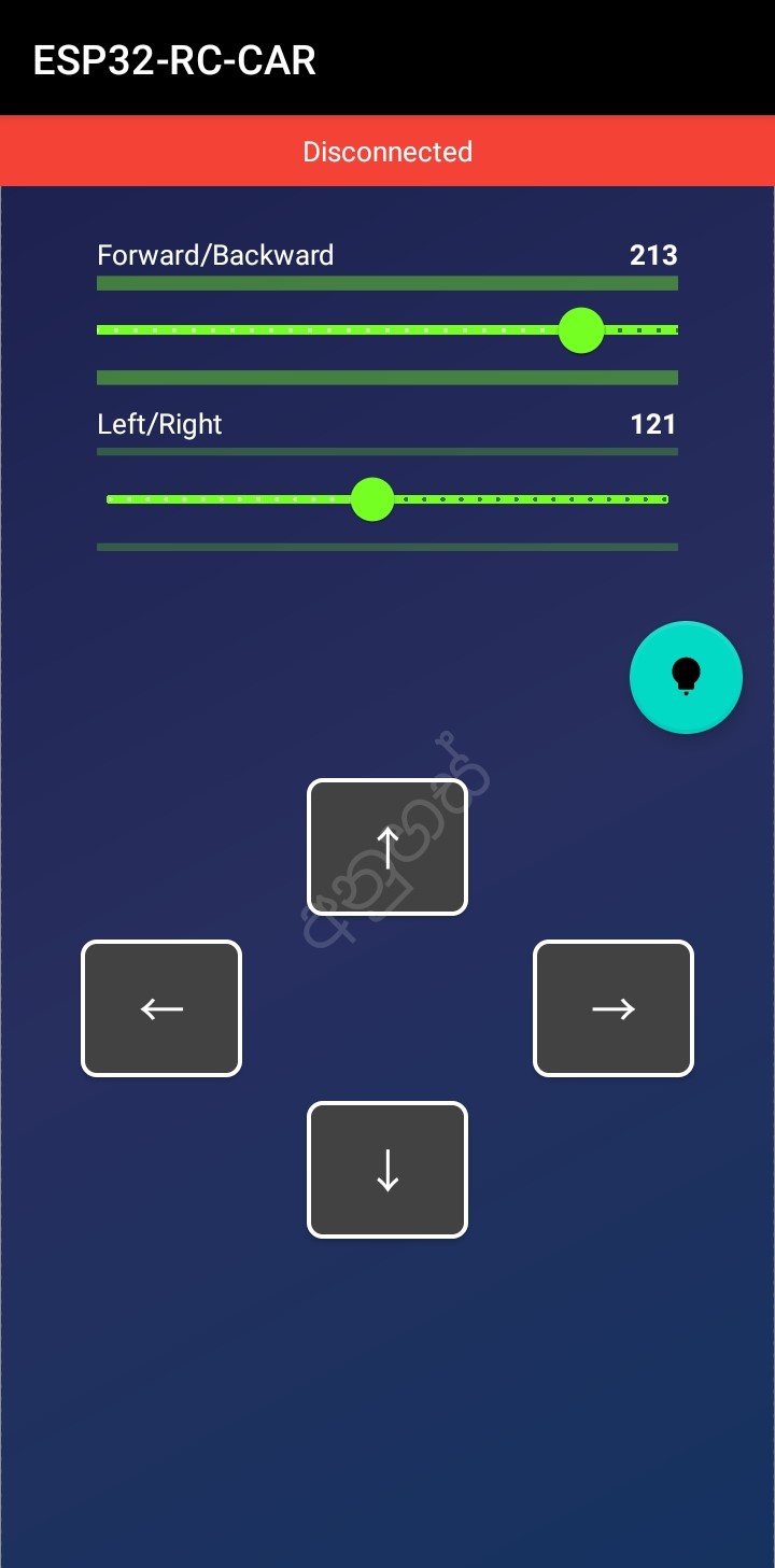 Mobile App with Control UI