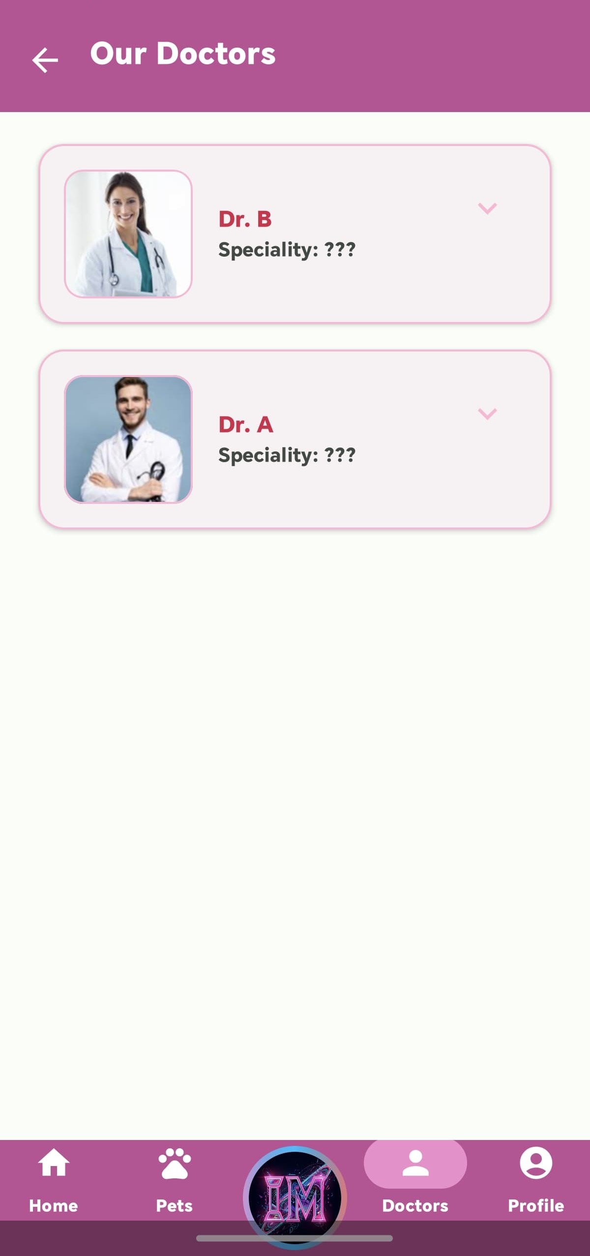 Section to Introduce the Doctors And Crew with their Experience, Speciality etc.