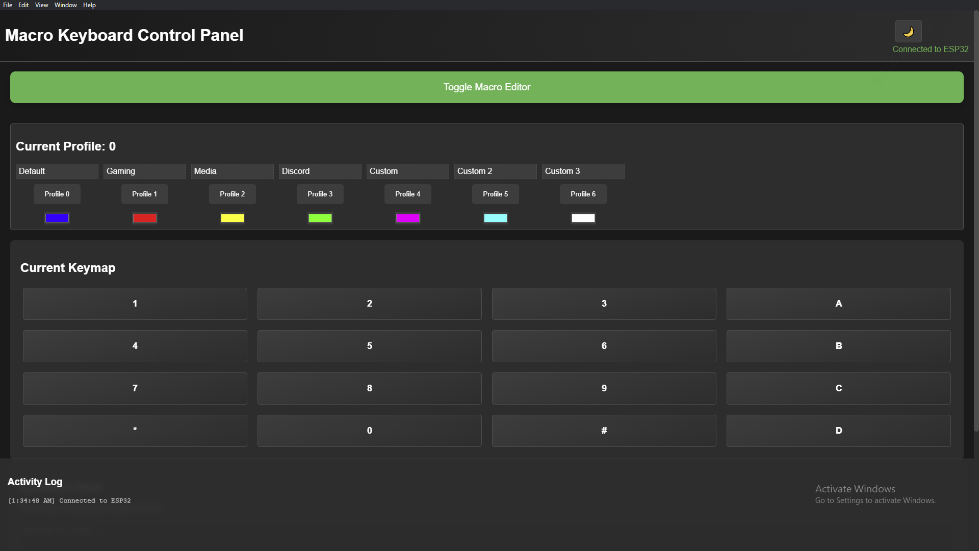 V 1.2 - Experience unparalleled customization with vibrant RGB color selection capabilities for each individual profile, enhancing both aesthetics and functional feedback.