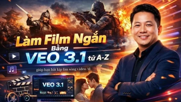 Khóa Đào Tạo Film AI Online Bằng VEO 3.1 Từ A – Z