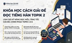 Khóa Học Cách Giải Đề Đọc Tiếng Hàn Topik 2