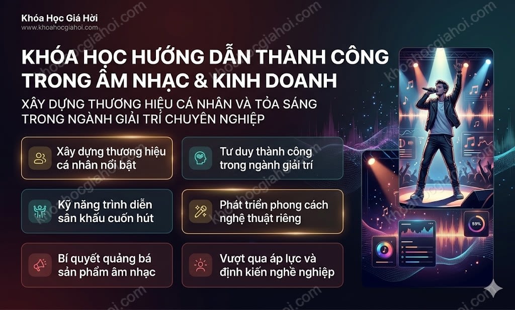 Khóa Học Hướng Dẫn Thành Công Trong Âm Nhạc & Kinh Doanh